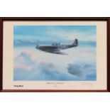 Keith Hill framed pencil signed polychrome print "Tribute to the Few"