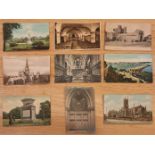 QUANTITY OF VARIOUS POSTCARDS DEPICTING ST PAUL'S CATHEDRAL, CHICHESTER CATHEDRAL ETC