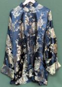 Vintage Oriental silk longue jacket Used condition, unchecked