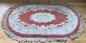 Decorative Chinese floor rug. Approx. 174 x 112cms
