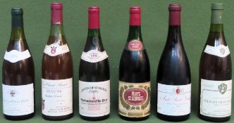 Six various unopened bottles of vintage Alcohol including Nuits Saint Georges, Jean Claude Boisset