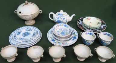 Sundry ceramics including Masons china, stoneware pottery etc