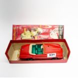 A boxed Schuco 2095 clockwork racing car, L. 21cm.