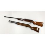 Two vintage air rifles.