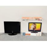 A boxed Cello LCD television.