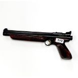 A Crosman air pistol.