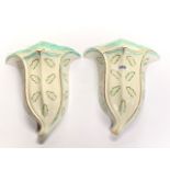 A pair of 1950's Wedgwood wall pockets, H. 33cm.