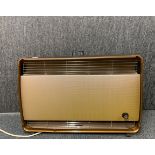 A Belling and Co. 1960's/ 70's electric heater, 80 x 56cm. Please note, for decorative purposes only