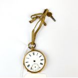 A gent's 18ct gold outer cased pocket watch.