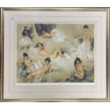 A large limited edition 180/850 lithograph after William Russell Flint (1880 - 1969), frame 81 x