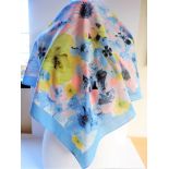 DKNY Scarf 66cm Square. A pretty floral scarf 100% cotton by DKNY 66cm square and in very good