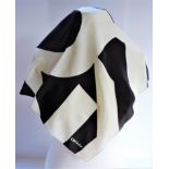 DKNY Silk Scarf 65cm Square. A fine quality silk scarf by DKNY 65cm square and in very good