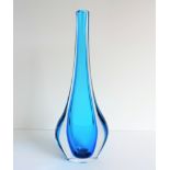 Large Murano Sommerso Teardrop Sculpture 40cm high Signed by Artist - A fabulous large murano