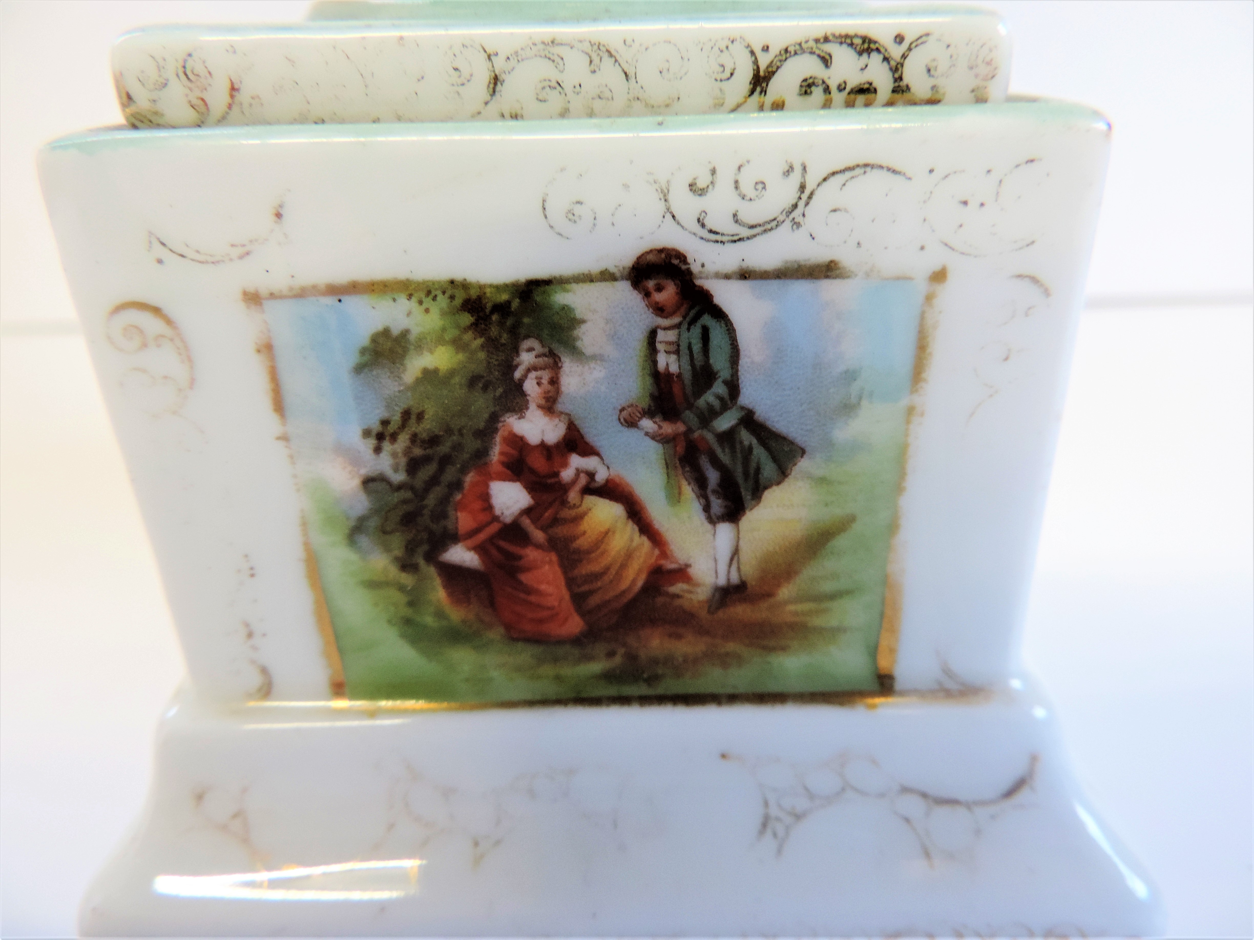 Antique Vincennes French Porcelain Vase/Urn Signed Boucher Hand Painted & Gilded.A fine quality - Image 7 of 9