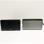 Two Bose portable audio items, L. 25cm.