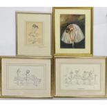 A pair of limited edition 1222/2000 and 4126/5000 pencil signed lithographs of young ballet