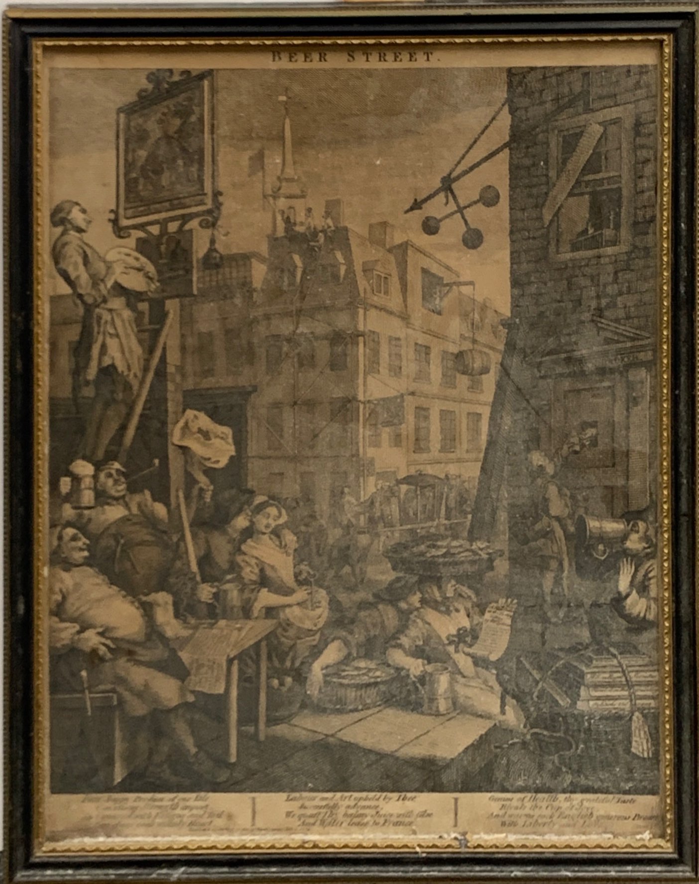 A quantity of engravings and other prints, largest 61 x 72cm. - Image 3 of 4