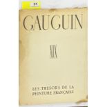A paperbound volume of Gauguin Les tresors de la peinture francaise.