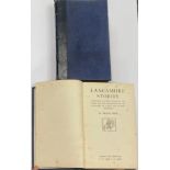 A leather and cloth bound (Volume I and II of the Lancashire Stories (Containing all that appeals to