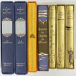 Seven clothbound Folio society books of various subjects, including two A History of England,
