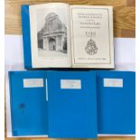Volumes 1-4 of the Royal Commission on historical Monuments, dating from 1916-1923.