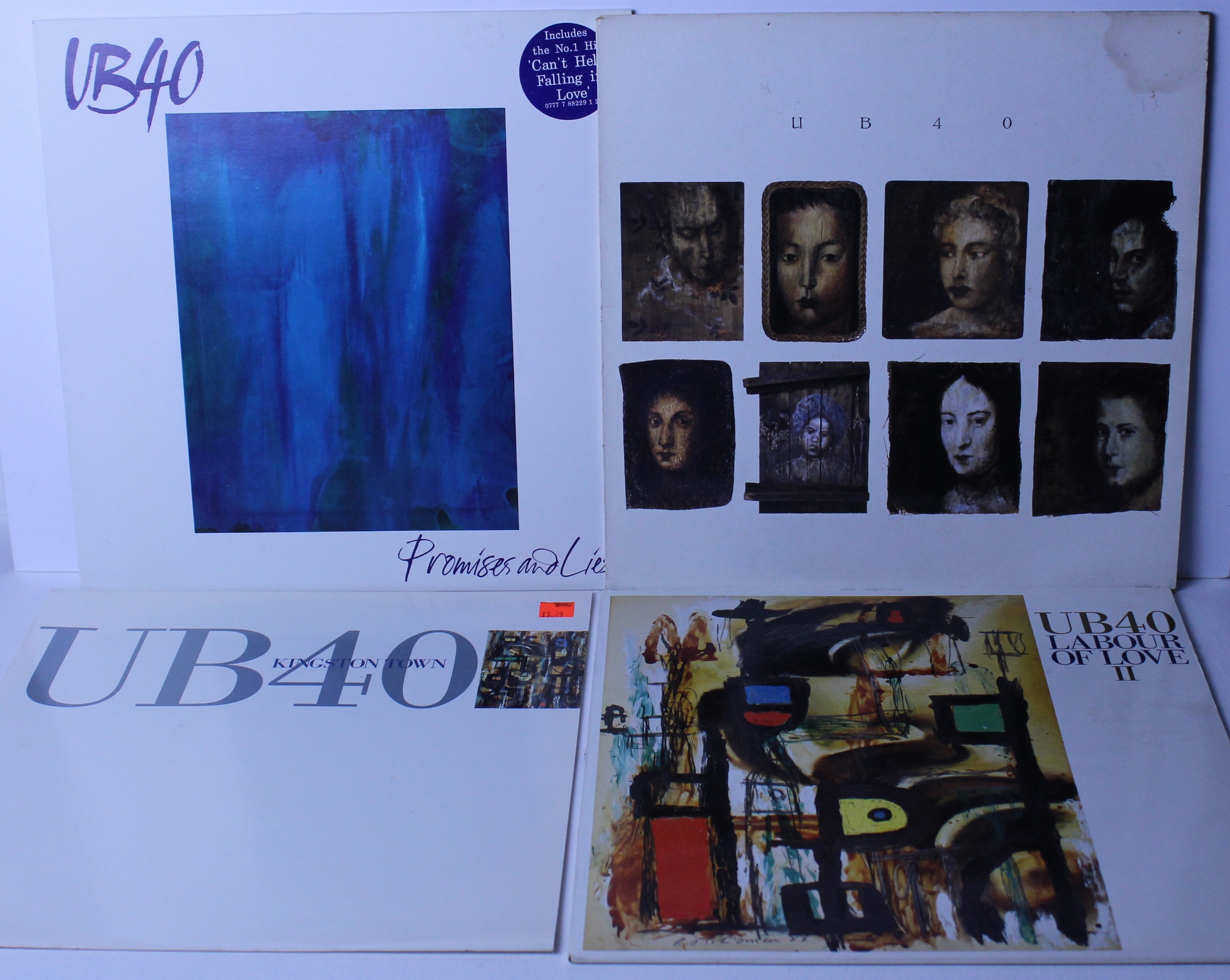 UB40 - Labour of Love II LP DEP14 UK 1989 / Kingston Town DEP3512 Australia 1990 / UB40 LP DEP14