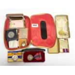group of mixed military and other medals, including M-395288 PTE.A.S.Thompson A.S.C and an