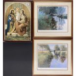 A pair of limited edition 104/950 framed prints pencil signed by Graham Petley, frame 49 x 56cm,