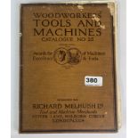 A 19th century clothbound copy of 'Woodworkers Tools and Machines' catalogue No. 25.