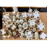 A very extensive Royal Albert Old Country Roses tea coffee and dinner service, mostly first quality,