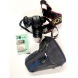 A Canon EOS 700 camera with Canon zoom lens and case.