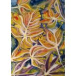 Maija-Lisa Brown, "Autumn glory", acrylic paints and pens, 40 x 30cm, c. 2023. Acrylic paints and