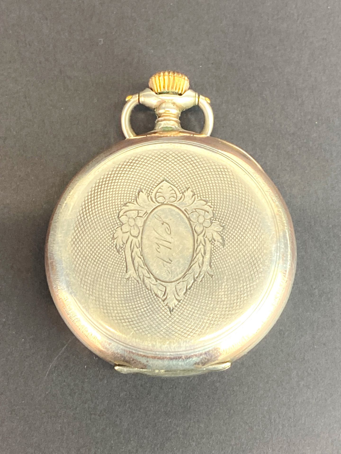 An .800 silver cased Omega pocket watch, appears to be in working order but untested. - Image 3 of 3