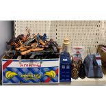 An extensive collection of doctor Who collectibles.