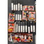 A large collection of 1993-2022 Manchester United football programmes and related memorabilia.