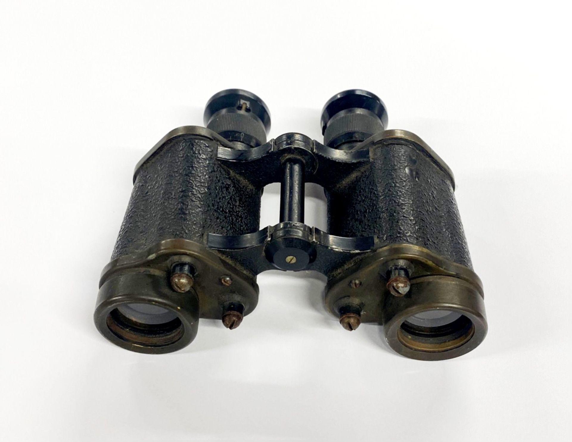 A pair of military binoculars.