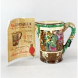 A large Royal Doulton limited edition 347/1000 Shakespeare jug, H. 27cm.