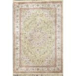 A beige ground Silky Excellence contemporary rug, 200 X 290cm.