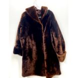 A vintage beaver lamb coat.