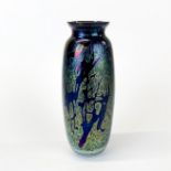 A lovely studio glass vase, H. 18cm.