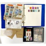 A stamp album and lose stamps.