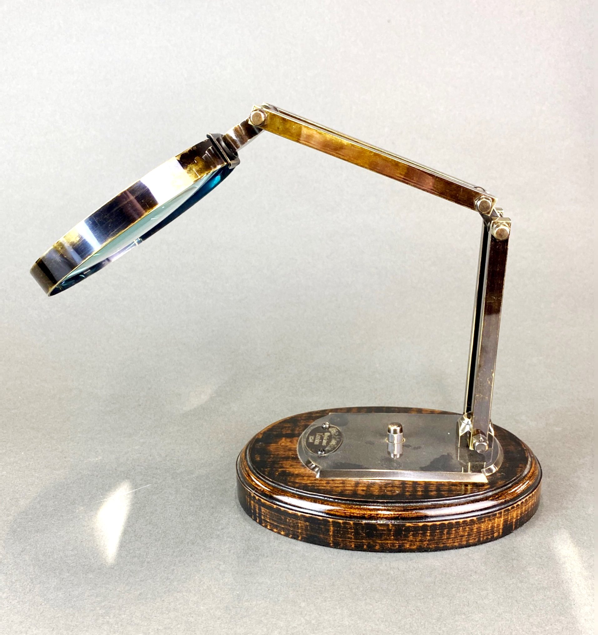 A desk magnifying glass.