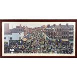 John Allin (1934-1991): A framed limited edition 167/250 pencil signed lithograph of Brick Lane
