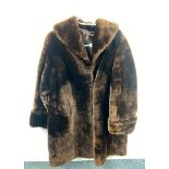 A vintage beaver lamb coat.