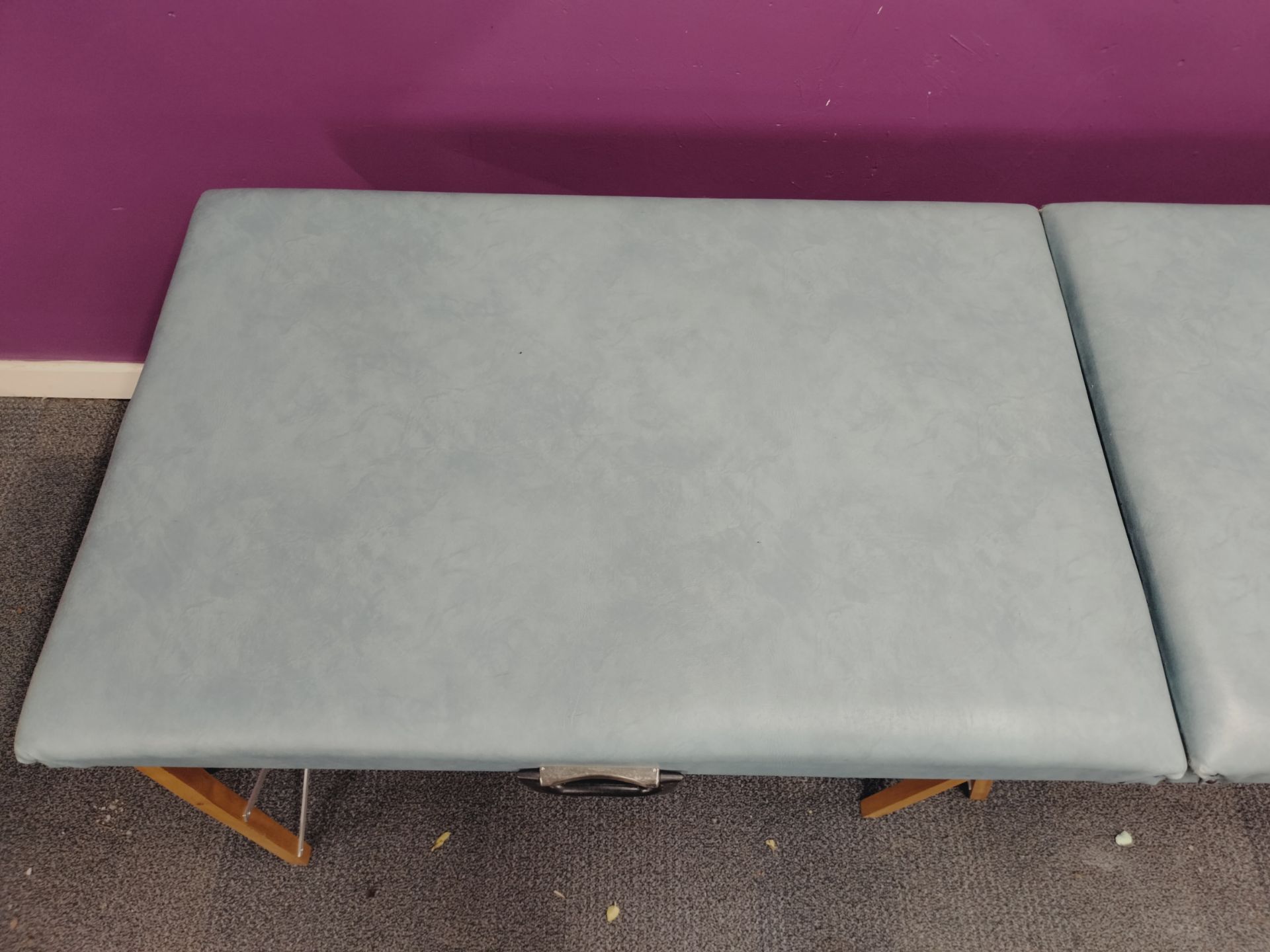 A cased massage table, cased 92 x 62cm. - Image 4 of 4