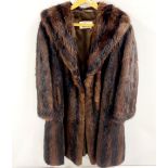 A vintage lady's mink coat.