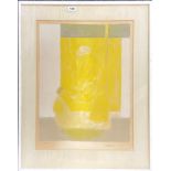 Bernard Cathlin: A 1970's framed limited edition 18/125 lithograph pencil signed Cathelin, frame