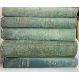 Nine large Edwardian cloth bound volumes of British Sports and Sportsmen, highly illustrated with