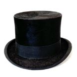 An antique French gentleman's top hat.