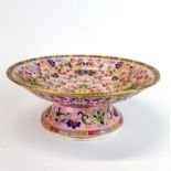 A Chinese Famille rose porcelain comport, H. 7cm, Dia. 19cm.